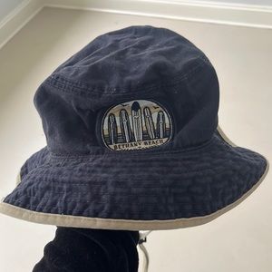 bethany beach navy blue bucket hat